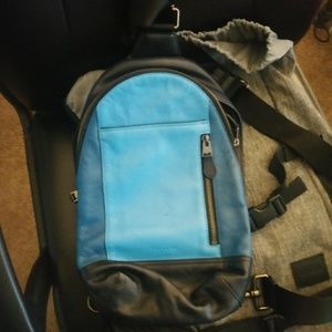 Coach leather mens Academy Bag